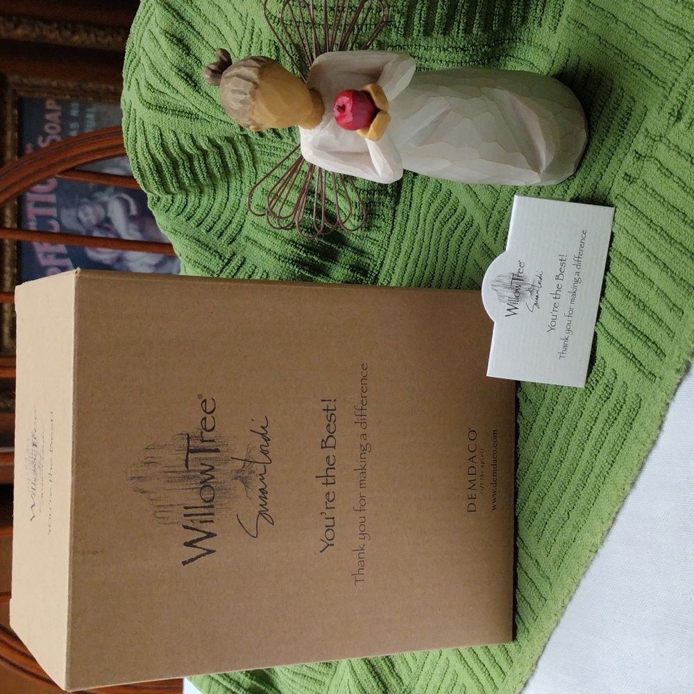 ***Reduced Price BrandNew Willow Tree Figurine You're the best with card and box